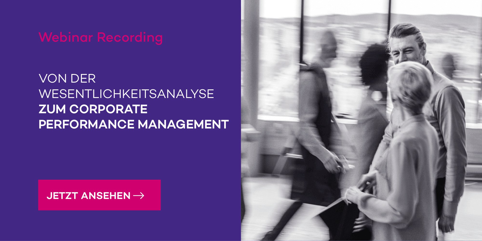 Webinar Recording: Von der Wesentlichkeitsanalyse zum Corporate Performance Management
